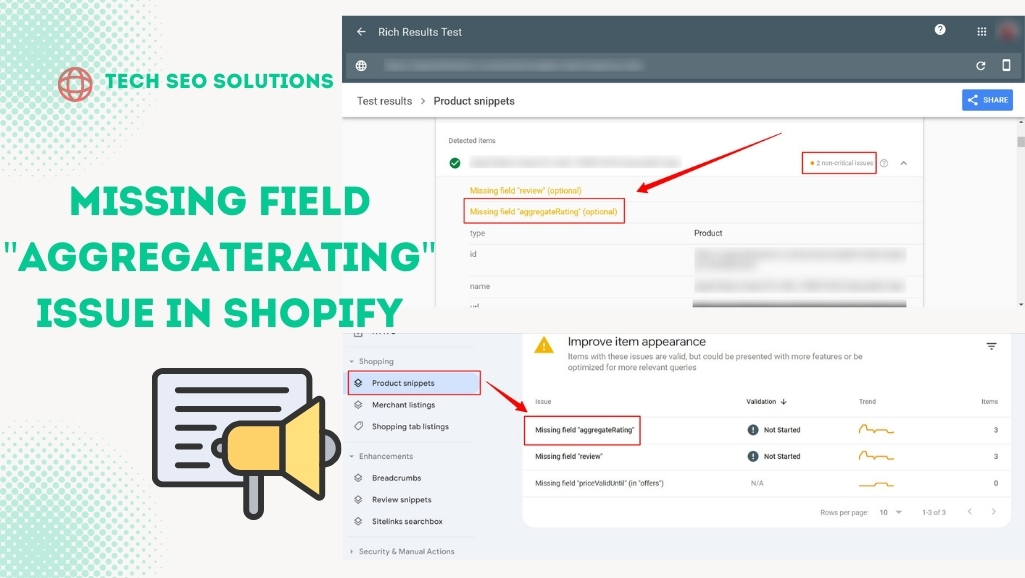 Missing field aggregateRating in Shopify